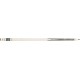 Meucci - 9712 Pool Cue - Gray stained bird's eye maple with white points