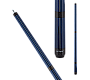 Action ACCF01 Pressed Wood Series Cue Blue wood with two white stripes and carbon fiber band