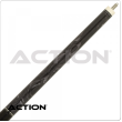 Action Fractal ACT162 Pool Cue Dark wood grain with grey epoxy resin design