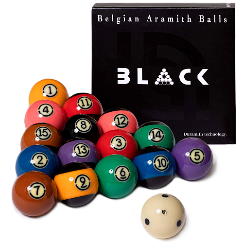 Aramith BBABK Black Ball set