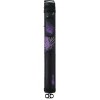 Athena ATHC02 Case 02 - 2x2 = 2 butts / 2 Shafts Black vinyl with purple hearts and flames design