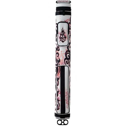 Athena Case ATHC03 - 2/2 White vinyl with pink, purple and black "heartburn" design