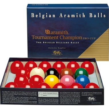 Aramith Tournament Snooker Set with Pro Cup Cue Ball