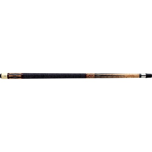 Schon - CX48 Pool Cue - Birdseye maple with six ebony points, Cocobolo base