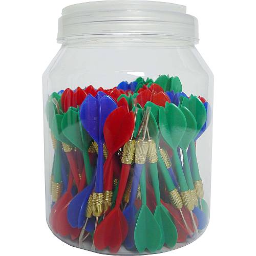 Bucket of 100 darts - steel tip