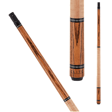 Elite EP53 Pool Cue Zebrawood