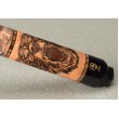 McDermott Wildfire Series Pool Cue G339 Wildfire 3D "Grizzly Bear" laser engraving