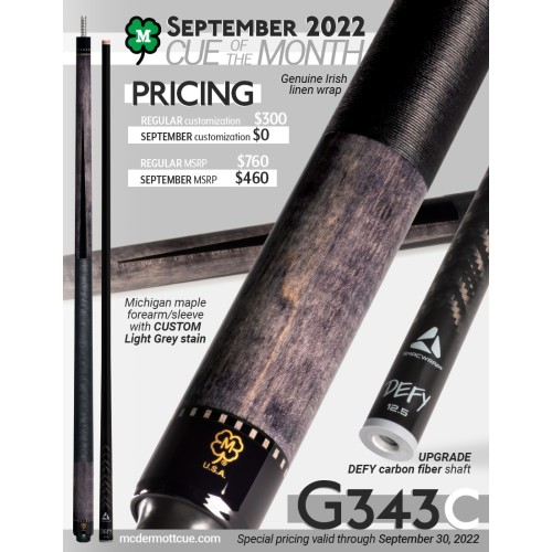 September 2022 Cue Of The Month G343C 