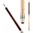 McDermott - G411 Pool Cue - Rosewood, pewter and turquoise 