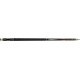 Griffin - GR-05 Pool Cue Dark gray stained with four, ebony, ivory & turquoise overlaid points