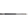 Griffin - GR-24 - Dark gray stained Pool Cue ebony and ivory alternating overlaid points