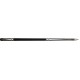 Griffin - GR-24 - Dark gray stained Pool Cue ebony and ivory alternating overlaid points