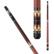 Griffin - GR-31 Pool Cue Black stain with Maple and black design and light brown splices overlay