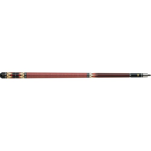 Griffin - GR-31 Pool Cue Black stain with Maple and black design and light brown splices overlay