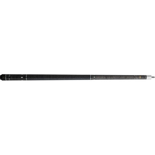 Griffin - GR-32 Pool Cue Gray stained Maple with black lines ending with cream diamonds