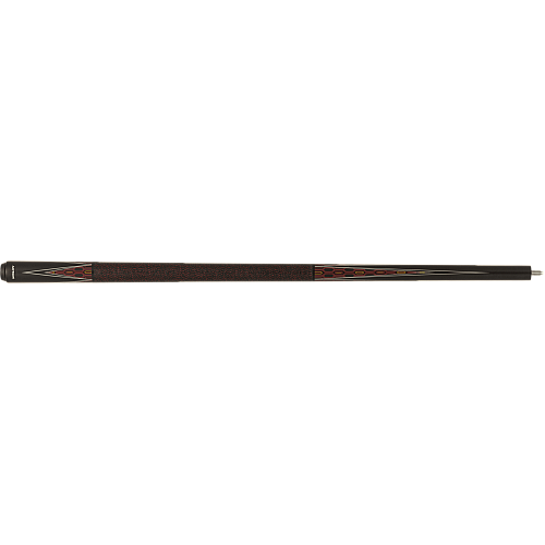 Action Impact IMP68 Cue - Matte black with 4 sliver points and red links in the points