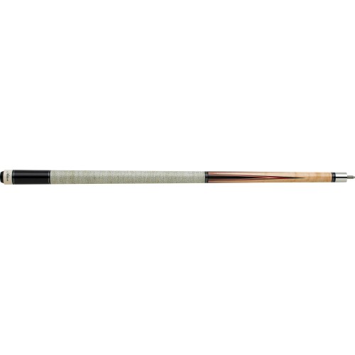 Action - Inlays 12 Pool Cue - Birdseye Maple w/dark chocolate and black spliced inlay points