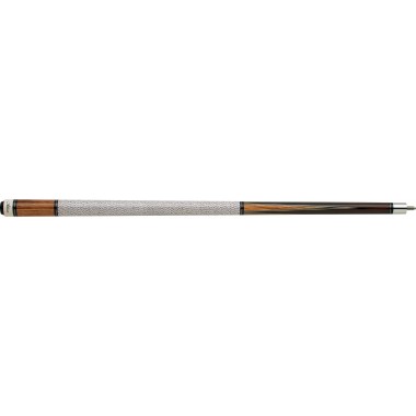 Action - Inlays 13 Pool Cue - Zebra wood spliced inlay points