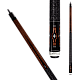 Joss JOS204 Pool Cue - Reddish brown stained maple accented with Joss diamonds and holly