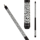 Action Kids -  JR18 52in Junior Cue - Matte finish with black and white cartoon skulls