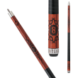 Outlaw - 20 - Cherry 8-Ball w/ Tribal Flames Pool Cue