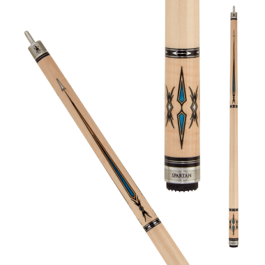 Spartan SPR04 Pool Cue Natural Tiger Stripe Maple