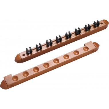 8 Cue Wall Rack 2 pc Clips