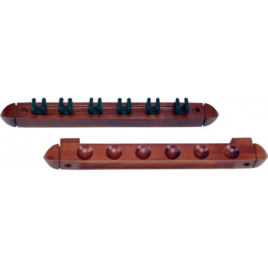 Wall Rack - Standard 6 Cue w/ Clips