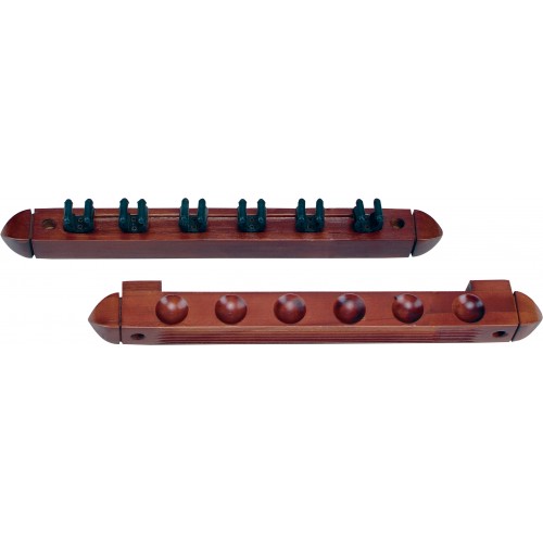 Wall Rack - Standard 6 Cue w/ Clips